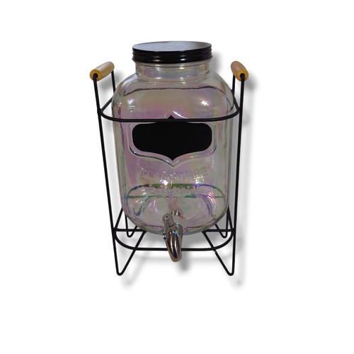 Getränkespender aus glas 5l - getränkespender,