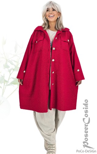 Lagenlook boucle blazer jacke - lagenlook, blazer-jacke