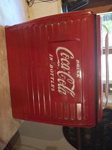 Alte kühlbox coca cola usa - kühlbox,