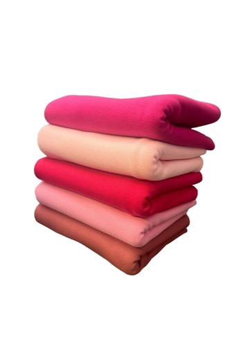Bündchenstoff set rosa töne - set,