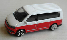 Majorette VW Bus T6 rot/weiß Multivan Generation Six Caravelle Kombi Shuttle Van
