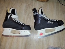 Schlittschuhe Bauer Gr.40,5 (25) schwarz weiß/ Challenger 50