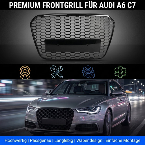Kühlergrill klavierschwarz - kühlergrill,