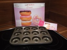 Städter We Love Baking Donut Donutbackform Backform Donuts Backblech 35 x 27 cm