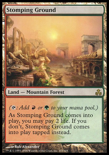 Mtg stomping ground - stomping,