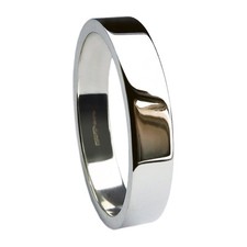 Neu 4mm 950 Palladium Flaches