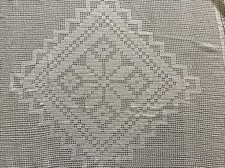 Große HÄKEL Gardine/Bettüberwurf… HANDARBEIT ?ganz tolle Arbeit!Ca. 200 x 130