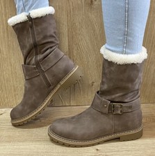 Damen Stiefeletten warm