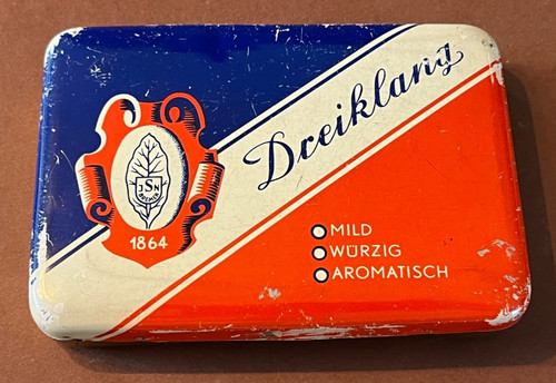 Alte zigaretten tabak blech - tabak,