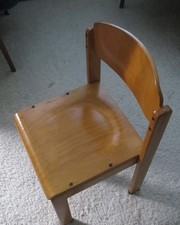 Kinderstuhl Wehrfritz Holz stapelbar Sitzhöhe ca. 34 cm heute Haba Pro