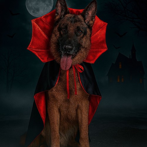 Halloween hundekostüm vampir - halloween,