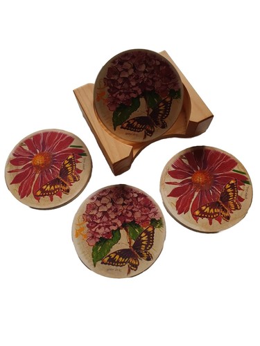 Vintage untersetzer keramik - vintage,