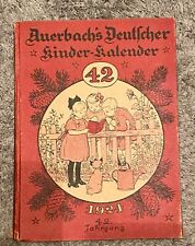 Buch "Auerbach's Deutscher Kinder-Kalender Nr. 42", 1924   #401