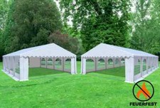 2in1 Kombizelt 6x12 mit 6x8 Dach PVC Partyzelt Festzelt wasserdicht Giant FR