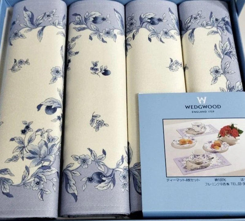 Wedgwood blau pflaume - pflaume, teematte