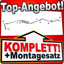 Auspuff für VW T4 TRANSPORTER IV 1.9 D 2.0 2.4 D 2.5 LWB-Lang 1990-1995 +Rohr