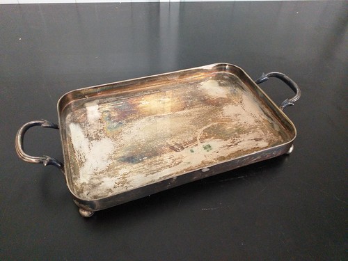 Silber tablett metall - tablett,