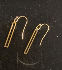 Ohrringe Damen Ohrhänger Modeschmuck  gelbgold Gold Farben