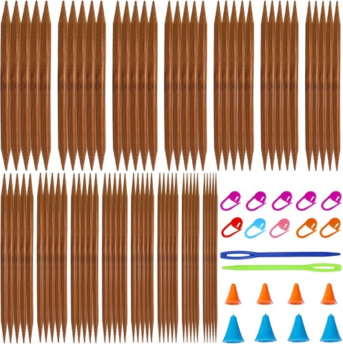 Stricknadel bambus set - set, 15