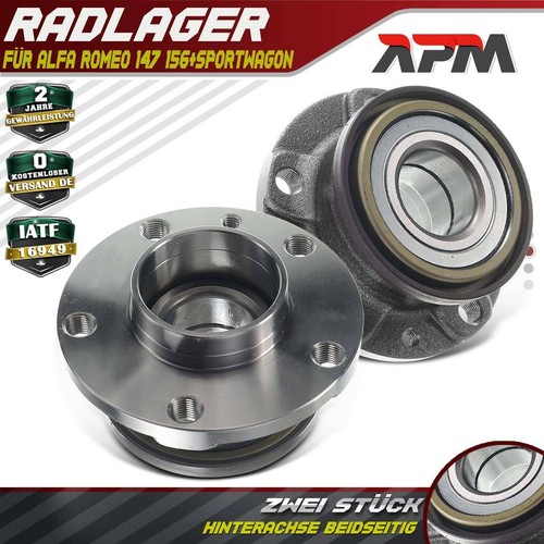 Radnabe radlagersatz hinten - 2x,