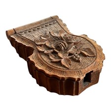 Antique black forest - black, carved