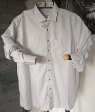 Hemd Herren Eterna weiß-grau Muster langarm Modern Fit NEU Gr. 48 XXL