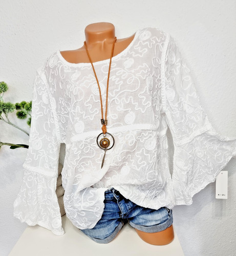 Damen tunika bluse - tunika, bohemian