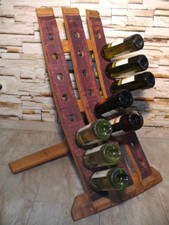 NEU24-er Weinstock Eichenfaß - Faßdauben Weinregal Regal Flaschenregal Holzregal