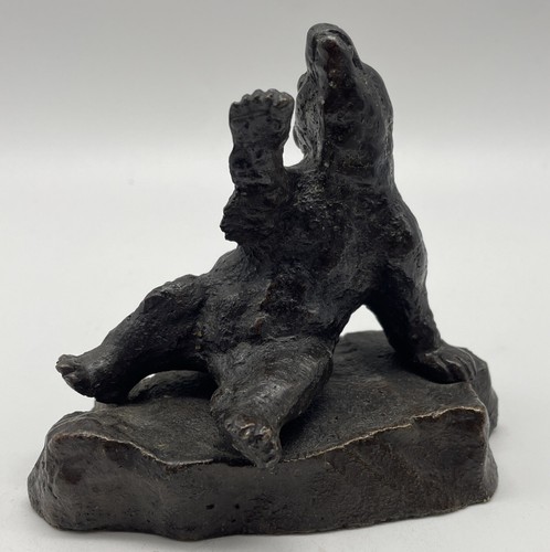 Sitzender bär kleinbronze - sitzender,