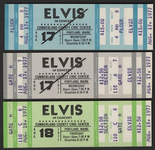 Elvis presley concert - elvis, 3x