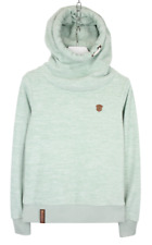 Naketano Hoodie Damen Medium Fleece Melange Pullover Mit Kapuze Und Kordelzug