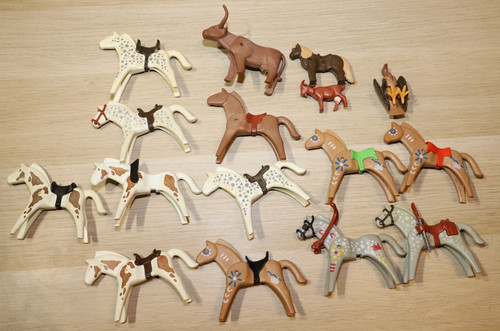 Playmobil 17x tiere western - playmobil,