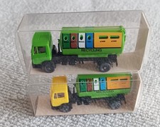 West Berlin Wiking HO    2 x  20643  MB Recycling Container LKW   in OVP