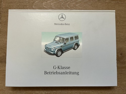 Betriebsanleitung klasse - betriebsanleitung, g-klasse