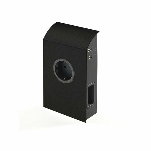 Anbausteckdose 1xschuko - 1xschuko, /