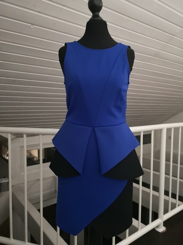 Asos kleid schwarz blau - kleid, xs
