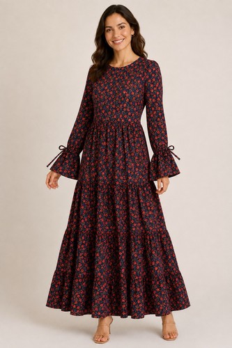 Damen kleid 40 dunkelblau - kleid, gr.