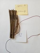 Konv12 Spur N Weiche links+E Antrieb geprüft  Piccolo Profigleis Fleischmann flm