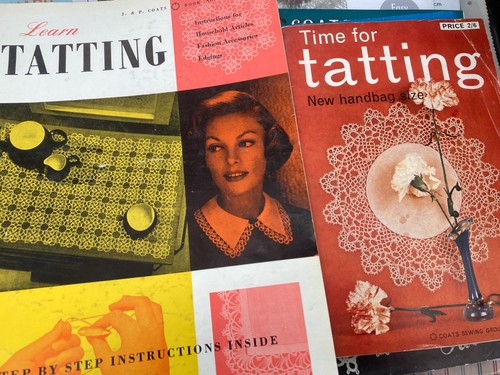 Vintage tatting hefte - 2,