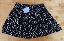 Rock Grösse XL schwarz weiss Neu Even&Odd kurz Damen modisch Viskose Sommer