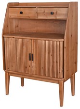Skandi Sekretär Holz Anrichte Schrank 50er Holzschrank  Buffet Hygge Anrichte