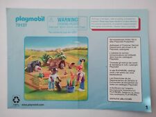 Playmobil Bauanleitung 70137 Kleintiere im Freigehege A6 , 4 Seiten