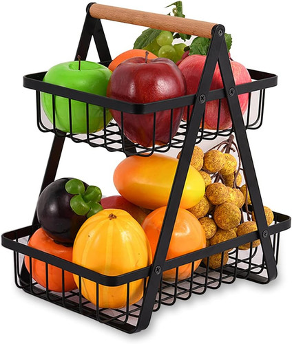Obstkorb stöckig abnehmbar - obstkorb,