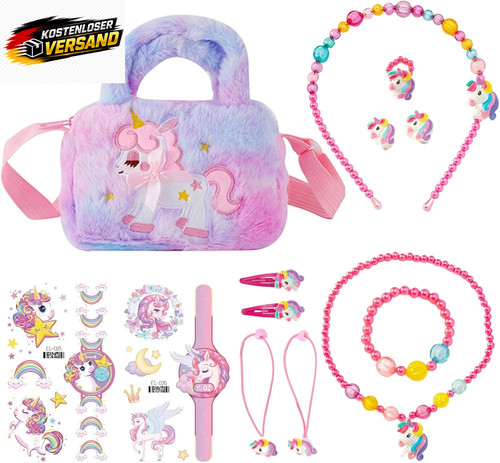 Kinderschmuck set einhorn - kinderschmuck,
