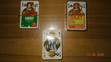 3 Skatkarten-Sätze: 2x