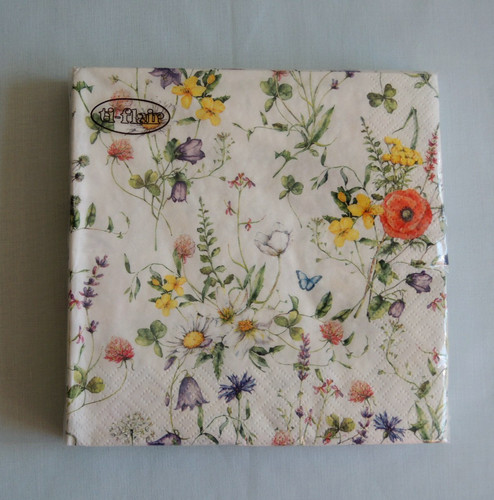 Servietten wildblumen - servietten,