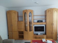 Schrankwand Wohnzimmer...Erlefarben...ca.3,50m Lang