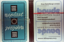 2 Skatspiele/Werbung/ Egeplast