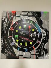 Michel Friess " Rolex " auf Aluminium Unikat,signiert mit Zertifikat