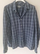 Mustang Hemd Herrenhemd kariert Langarmhemd Freizeithemd Baumwolle Gr L Blau 